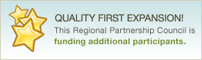 This Regional Council is funding additional Quality First Participants